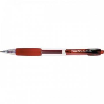 Pix transparent cu gel, PENAC CCH-3 - rosu - Pret | Preturi Pix transparent cu gel, PENAC CCH-3 - rosu