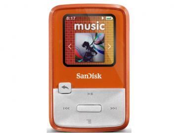 MP3 Player SanDisk Sansa Clip Zip 4GB, portocaliu, radio, reportofon, USB, SDMX22-004G-E46O - Pret | Preturi MP3 Player SanDisk Sansa Clip Zip 4GB, portocaliu, radio, reportofon, USB, SDMX22-004G-E46O