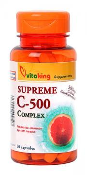 Vitamina Supreme C 500mg cu Bioflavonoide *60cps - Pret | Preturi Vitamina Supreme C 500mg cu Bioflavonoide *60cps