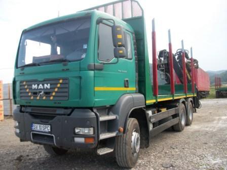 Camion MAN specializat transport busteni - Pret | Preturi Camion MAN specializat transport busteni
