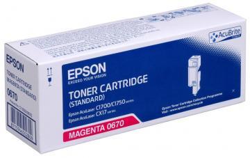 Toner magenta pentru AL-C1700/C1750/CX17, 700pg, C13S050670, Epson - Pret | Preturi Toner magenta pentru AL-C1700/C1750/CX17, 700pg, C13S050670, Epson