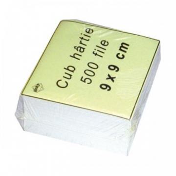 Rezerva cub hartie alb 9x9x7cm, 500 coli/cub - Pret | Preturi Rezerva cub hartie alb 9x9x7cm, 500 coli/cub