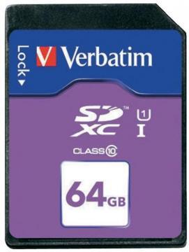 Secure Digital SDXC 64GB clasa 10, Verbatim (44024) - Pret | Preturi Secure Digital SDXC 64GB clasa 10, Verbatim (44024)