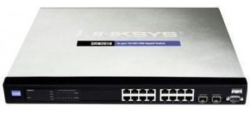 Switch Cisco SRW2016-K9, managed 10/100/1000 Gigabit 16 Port Rackmount-Switch, 2 Combo SFP Ports, Web GUI/Text View CLI/ - Pret | Preturi Switch Cisco SRW2016-K9, managed 10/100/1000 Gigabit 16 Port Rackmount-Switch, 2 Combo SFP Ports, Web GUI/Text View CLI/