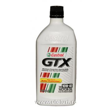 Ulei motor Castrol GTX 10w40 4 L - Pret | Preturi Ulei motor Castrol GTX 10w40 4 L