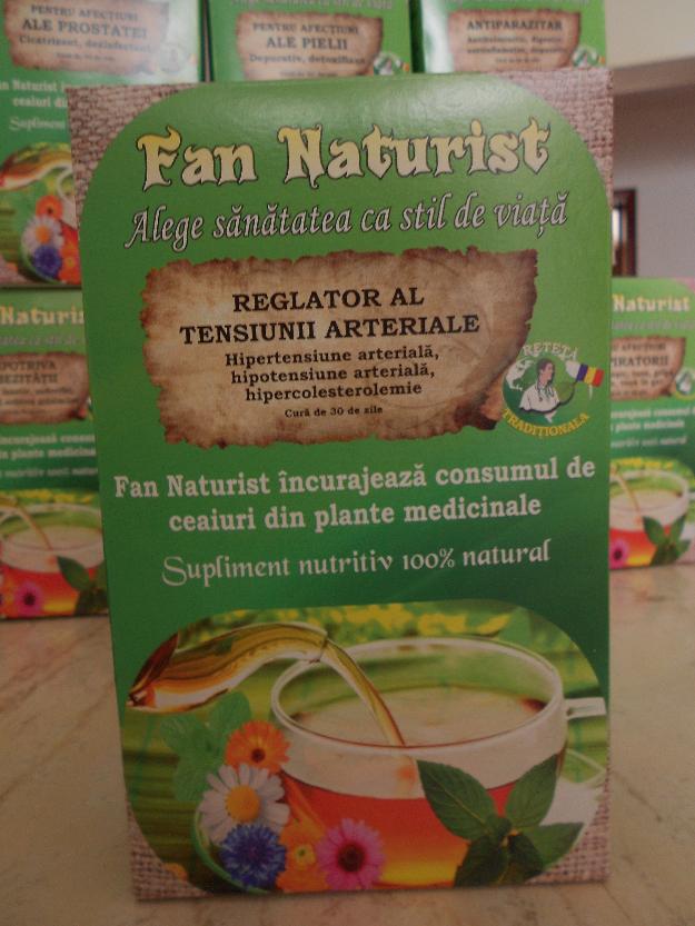 Ceai Medicinal pentru Reglarea Tensiunii Fan Naturist - Pret | Preturi Ceai Medicinal pentru Reglarea Tensiunii Fan Naturist