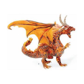 Figurina Dragon cu foc translucid - Pret | Preturi Figurina Dragon cu foc translucid