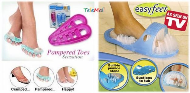 OFERTA! Pampered Toes (...la numai 25 ron!) + EasyFeet (...la numai 25 ron!). - Pret | Preturi OFERTA! Pampered Toes (...la numai 25 ron!) + EasyFeet (...la numai 25 ron!).