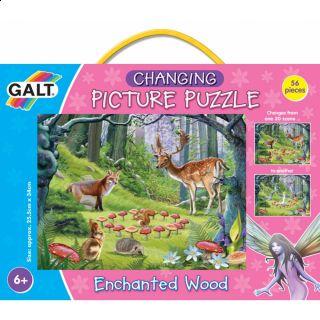Changing Picture Puzzle 3D - Enchanted Wood - Pret | Preturi Changing Picture Puzzle 3D - Enchanted Wood