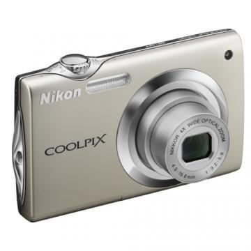 Aparat foto digital Nikon Coolpix S3000, Argintiu - Pret | Preturi Aparat foto digital Nikon Coolpix S3000, Argintiu