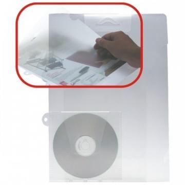 Folie protectie documente A4, cu buzunar pentru CD, 10/set, EXITON - Pret | Preturi Folie protectie documente A4, cu buzunar pentru CD, 10/set, EXITON