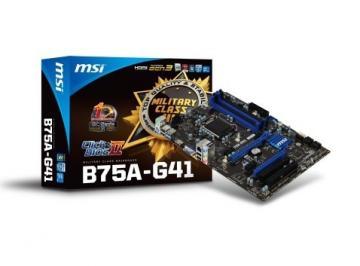 Placa de baza MSI Socket LGA1155, B75A-G41, Intel B75, 4xDDRIII, B75A-G41 - Pret | Preturi Placa de baza MSI Socket LGA1155, B75A-G41, Intel B75, 4xDDRIII, B75A-G41