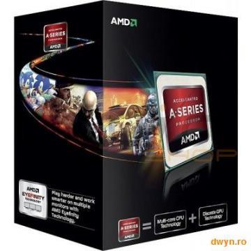 AMD A10 X4 5800K, Socket FM2, 4.2GHz/3.8GHz, 4MB, 100W, Turbo Core 3.0, unlocked; GPU Radeon HD7660D - Pret | Preturi AMD A10 X4 5800K, Socket FM2, 4.2GHz/3.8GHz, 4MB, 100W, Turbo Core 3.0, unlocked; GPU Radeon HD7660D