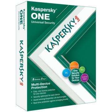 Antivirus Kaspersky ONE EEMEA Edition. 5-Device 1 year Base Box + cadou - Pret | Preturi Antivirus Kaspersky ONE EEMEA Edition. 5-Device 1 year Base Box + cadou