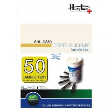Healthy Line SHL-GS50, Teste pentru glucometru - Pret | Preturi Healthy Line SHL-GS50, Teste pentru glucometru