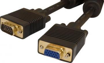 Prelungitor cablu monitor VGA DB15, mama-tata, 2m, negru, V7 (V7E2VGAXT-02M-BK) - Pret | Preturi Prelungitor cablu monitor VGA DB15, mama-tata, 2m, negru, V7 (V7E2VGAXT-02M-BK)