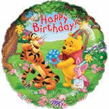 Balon folie metalizata Pooh Happy Birthday 45cm - Pret | Preturi Balon folie metalizata Pooh Happy Birthday 45cm