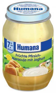 HUMANA Piure de piersici, maracuja, iaurt x 190 gr - Pret | Preturi HUMANA Piure de piersici, maracuja, iaurt x 190 gr