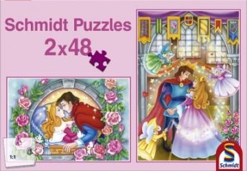 Puzzle Schmidt 2 x 48 Sleeping Beauty - Pret | Preturi Puzzle Schmidt 2 x 48 Sleeping Beauty