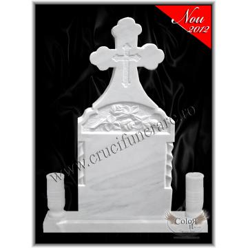 Monument funerar trifoi sculptat MM 0080 - Pret | Preturi Monument funerar trifoi sculptat MM 0080