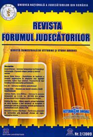 Revista Forumul Judecatorilor - Nr. 2/2009 - Pret | Preturi Revista Forumul Judecatorilor - Nr. 2/2009
