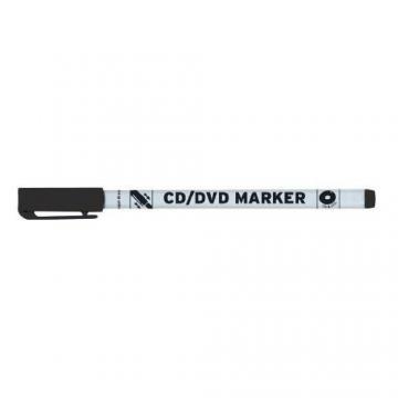 Marker pentru CD/DVD-uri, varf rotund, corp plastic, MOLIN - negru - Pret | Preturi Marker pentru CD/DVD-uri, varf rotund, corp plastic, MOLIN - negru