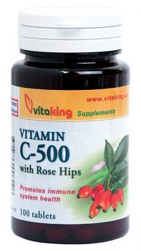 Vitamina C 500mg cu MÄƒcese *100cpr - Pret | Preturi Vitamina C 500mg cu MÄƒcese *100cpr