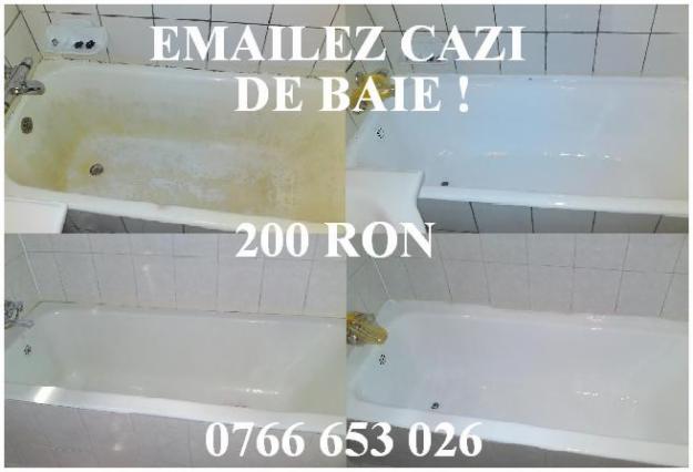 Emailez cazi de baie 200 ron 0766653026 - Pret | Preturi Emailez cazi de baie 200 ron 0766653026