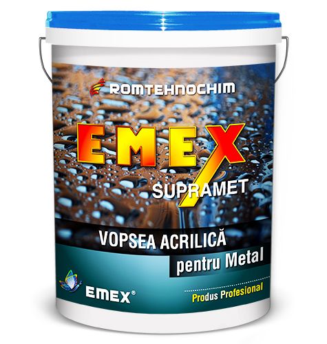 Vopsea Acrilica pentru Metal EMEX SUPRAMET - Pret | Preturi Vopsea Acrilica pentru Metal EMEX SUPRAMET