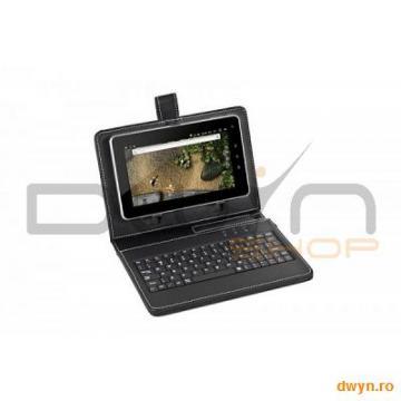 Carcasa cu tastatura USB GoClever 7", Black - Pret | Preturi Carcasa cu tastatura USB GoClever 7", Black