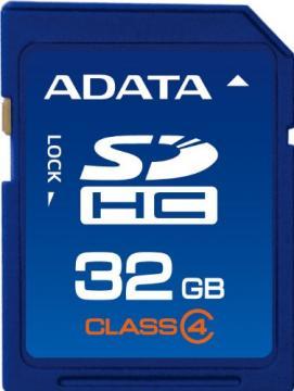 SDHC 32GB Secure Digital Card, Class 4 ADATA, ASDH32GCL4-R - Pret | Preturi SDHC 32GB Secure Digital Card, Class 4 ADATA, ASDH32GCL4-R