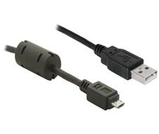 Cablu Delock USB 2.0 A - micro USB de tip B 2M, 82335 - Pret | Preturi Cablu Delock USB 2.0 A - micro USB de tip B 2M, 82335