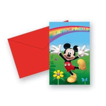 Invitatii party Mickey Colours - Pret | Preturi Invitatii party Mickey Colours