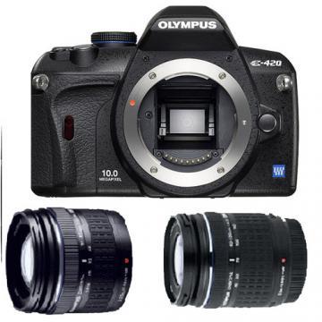 Aparat foto digital DSLR Olympus E-420, Double Zoom Kit - Pret | Preturi Aparat foto digital DSLR Olympus E-420, Double Zoom Kit