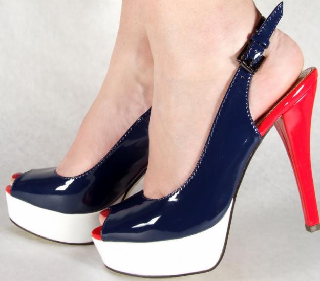 LICHIDARE STOC: Pantofi/Sandale bleumarini casual dama/dame/femei cu toc (cod W247) - Pret | Preturi LICHIDARE STOC: Pantofi/Sandale bleumarini casual dama/dame/femei cu toc (cod W247)