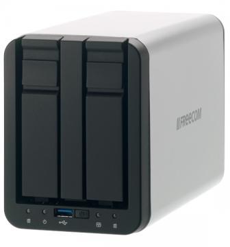 NAS SILVERSTORE 2-DRIVE, 2TB (2 x 1TB), 2 bay-uri 3.5" SATA, USB2.0/3.0, 1 x Gigabit Lan, Freecom (56073) - Pret | Preturi NAS SILVERSTORE 2-DRIVE, 2TB (2 x 1TB), 2 bay-uri 3.5" SATA, USB2.0/3.0, 1 x Gigabit Lan, Freecom (56073)