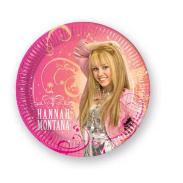 Farfurii party unica folosinta 20 cm Hannah Montana G&S - Pret | Preturi Farfurii party unica folosinta 20 cm Hannah Montana G&S