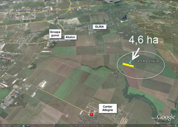 Glina, teren extravilan 4,6 hectare - Pret | Preturi Glina, teren extravilan 4,6 hectare