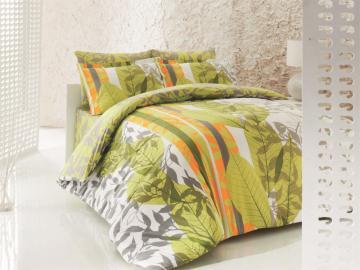 Lenjerie de pat ranforce Gokay Innovations Defne verde 2 persoane - Pret | Preturi Lenjerie de pat ranforce Gokay Innovations Defne verde 2 persoane
