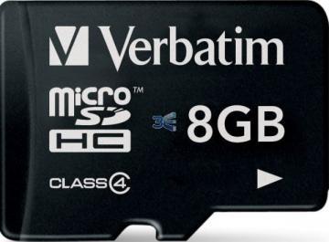 Verbatim Micro SDHC, 8GB, Class 4 - Pret | Preturi Verbatim Micro SDHC, 8GB, Class 4