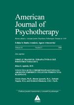 American Journal of Psychotherapy nr. 2/2008 - Pret | Preturi American Journal of Psychotherapy nr. 2/2008