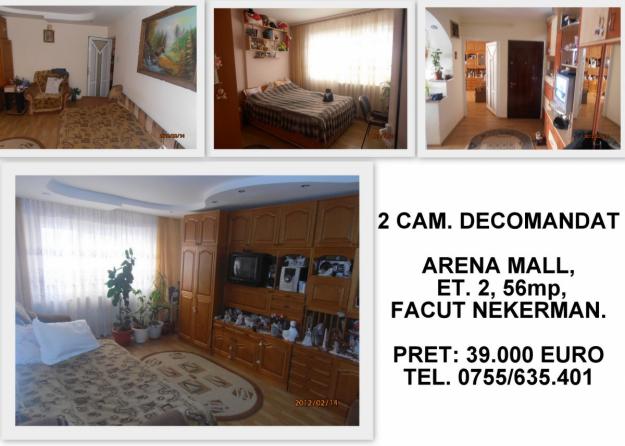 BACAU, VAND APARTAMENT 2 CAMERE LUX, ZONA ARENA MALL, ETAJ 2, FOARTE SPATIOS - Pret | Preturi BACAU, VAND APARTAMENT 2 CAMERE LUX, ZONA ARENA MALL, ETAJ 2, FOARTE SPATIOS