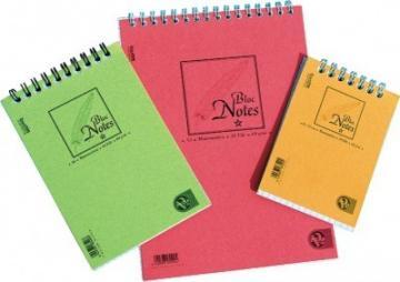 Bloc notes cu spira, A7, 50 file, velin, PIGNA Basic - Pret | Preturi Bloc notes cu spira, A7, 50 file, velin, PIGNA Basic