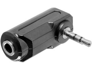 Adaptor audio stereo jack 2.5 mm T la 3.5 mm 3 pini M unghi, Delock 65368 - Pret | Preturi Adaptor audio stereo jack 2.5 mm T la 3.5 mm 3 pini M unghi, Delock 65368