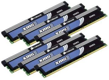 Memorie Corsair DDR3 12288MB (6 x 2048) 1600MHz CL9 XMS3 - Pret | Preturi Memorie Corsair DDR3 12288MB (6 x 2048) 1600MHz CL9 XMS3