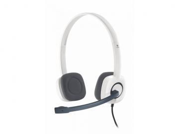 Casti stereo cu microfon Logitech H150, 2x3.5", microfon noise-canceling, alb, (981-000350) - Pret | Preturi Casti stereo cu microfon Logitech H150, 2x3.5", microfon noise-canceling, alb, (981-000350)