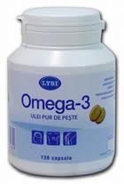 Lysi Omega 3 *120cps - Pret | Preturi Lysi Omega 3 *120cps