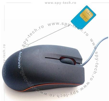 SpyShop - microfon gsm mascat in mouse - Pret | Preturi SpyShop - microfon gsm mascat in mouse