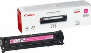 Cartus toner Canon CRG716M, CR1978B002AA magenta, pentru imprimanta laser color Canon i-SENSYS LBP5050 / LBP5050n - 1.500 pag. - Pret | Preturi Cartus toner Canon CRG716M, CR1978B002AA magenta, pentru imprimanta laser color Canon i-SENSYS LBP5050 / LBP5050n - 1.500 pag.