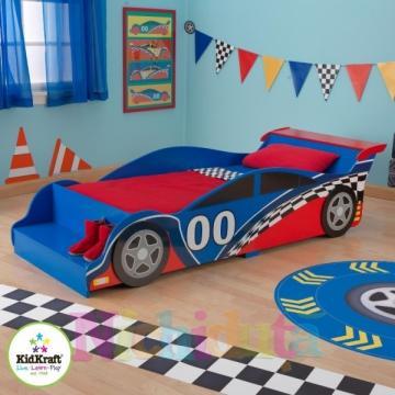 Pat baieti RACECAR KIDKRAFT - Pret | Preturi Pat baieti RACECAR KIDKRAFT